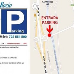 Tarifas de los aparcamientos durante la Romería 2015